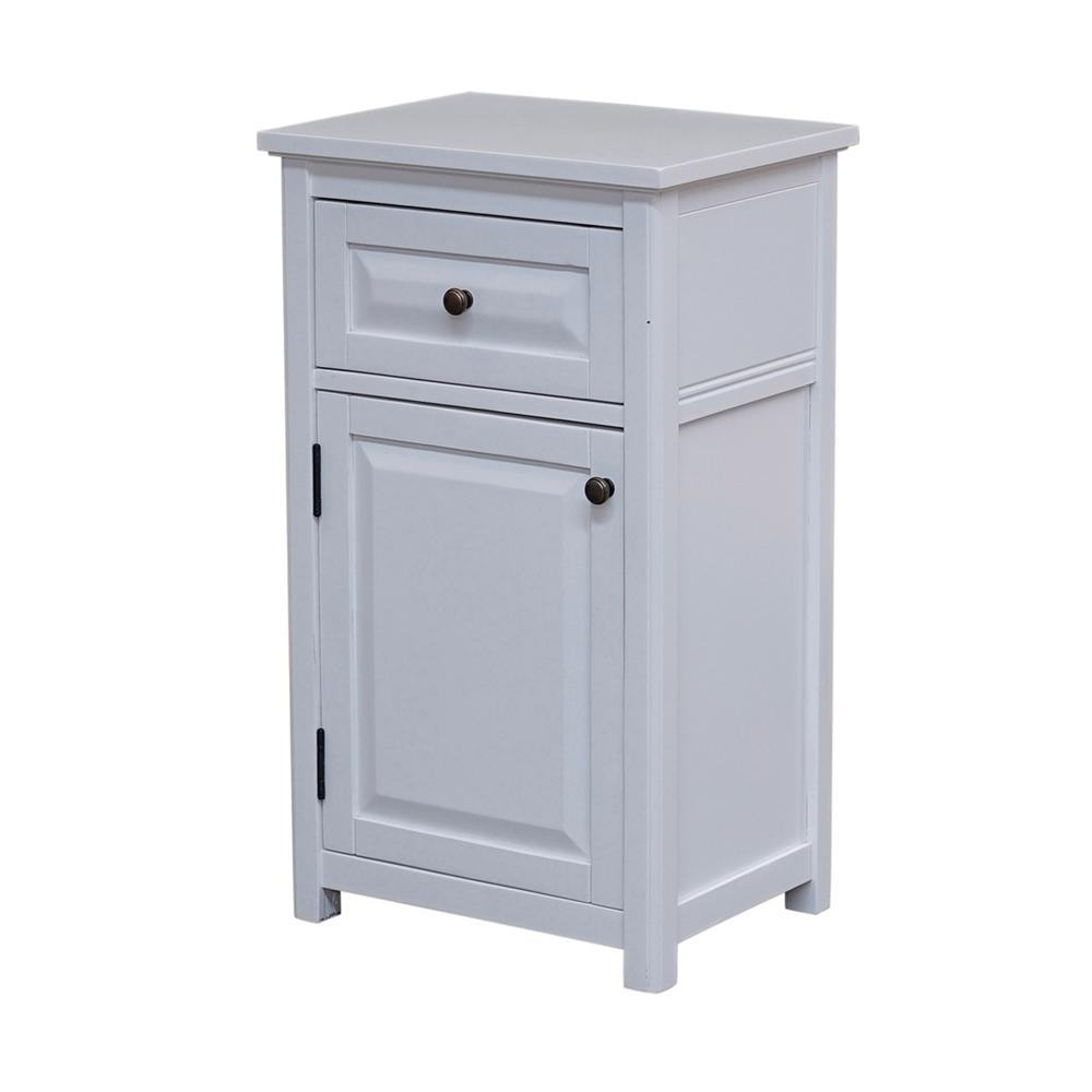 Dorset 17"W x 29"H Floor Bath Storage Cabinet with Drawer and Door. Picture 4