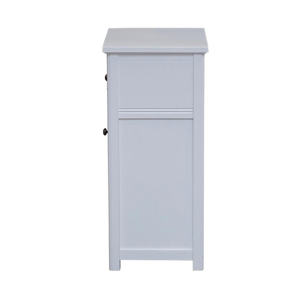 Dorset 17"W x 29"H Floor Bath Storage Cabinet with Drawer and Door. Picture 5
