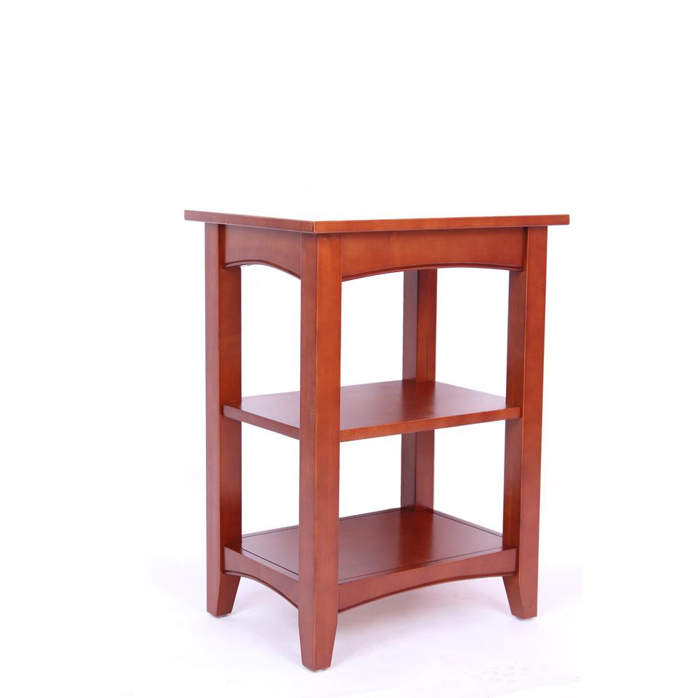 Shaker Cottage 2 shelf End Table, Cherry. Picture 2