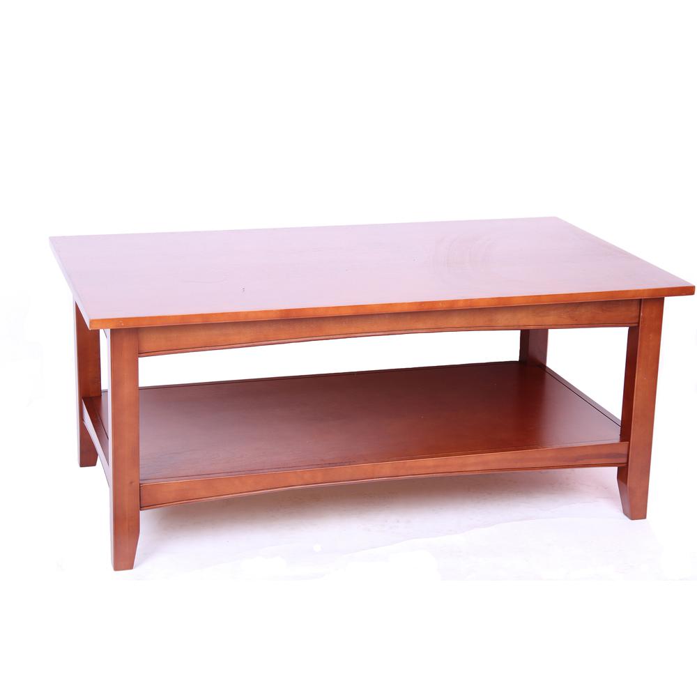 Shaker Cottage 42" Coffee Table, Cherry. Picture 3