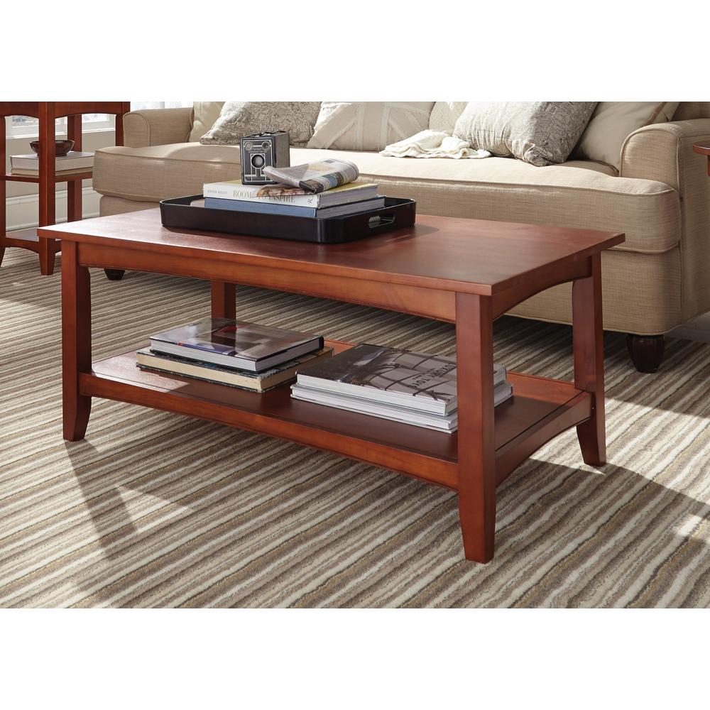 Shaker Cottage 42" Coffee Table, Cherry. Picture 4