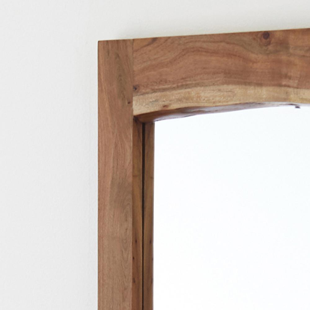 Alpine Natural Live Edge Wood 24" Mirror. Picture 3