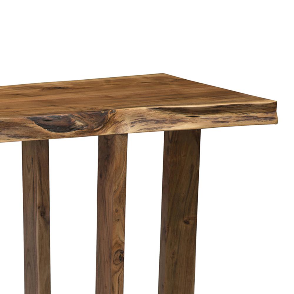 Berkshire Natural Live Edge Wood Media Console Table. Picture 2
