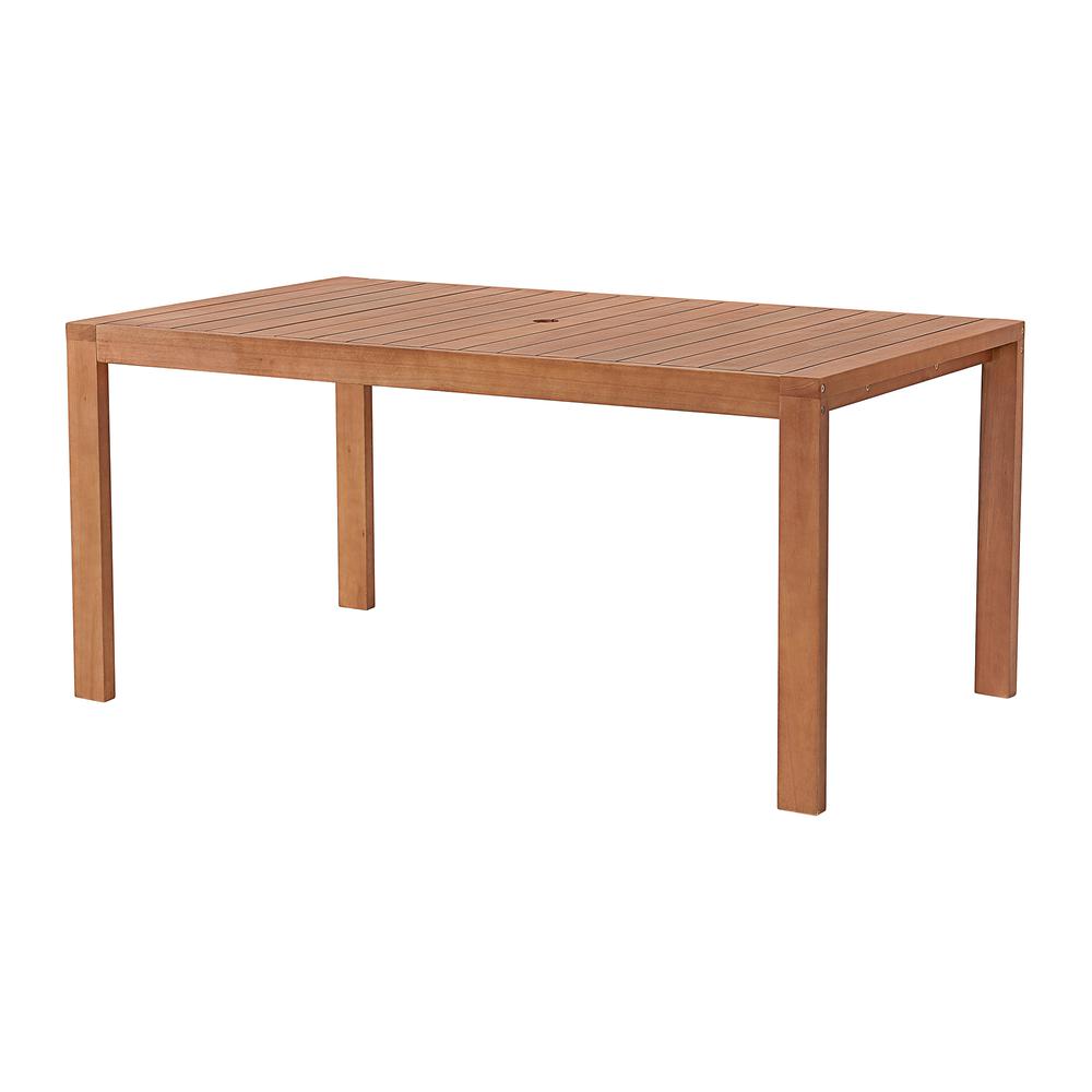 Weston Eucalyptus Wood Outdoor Dining Table. Picture 2