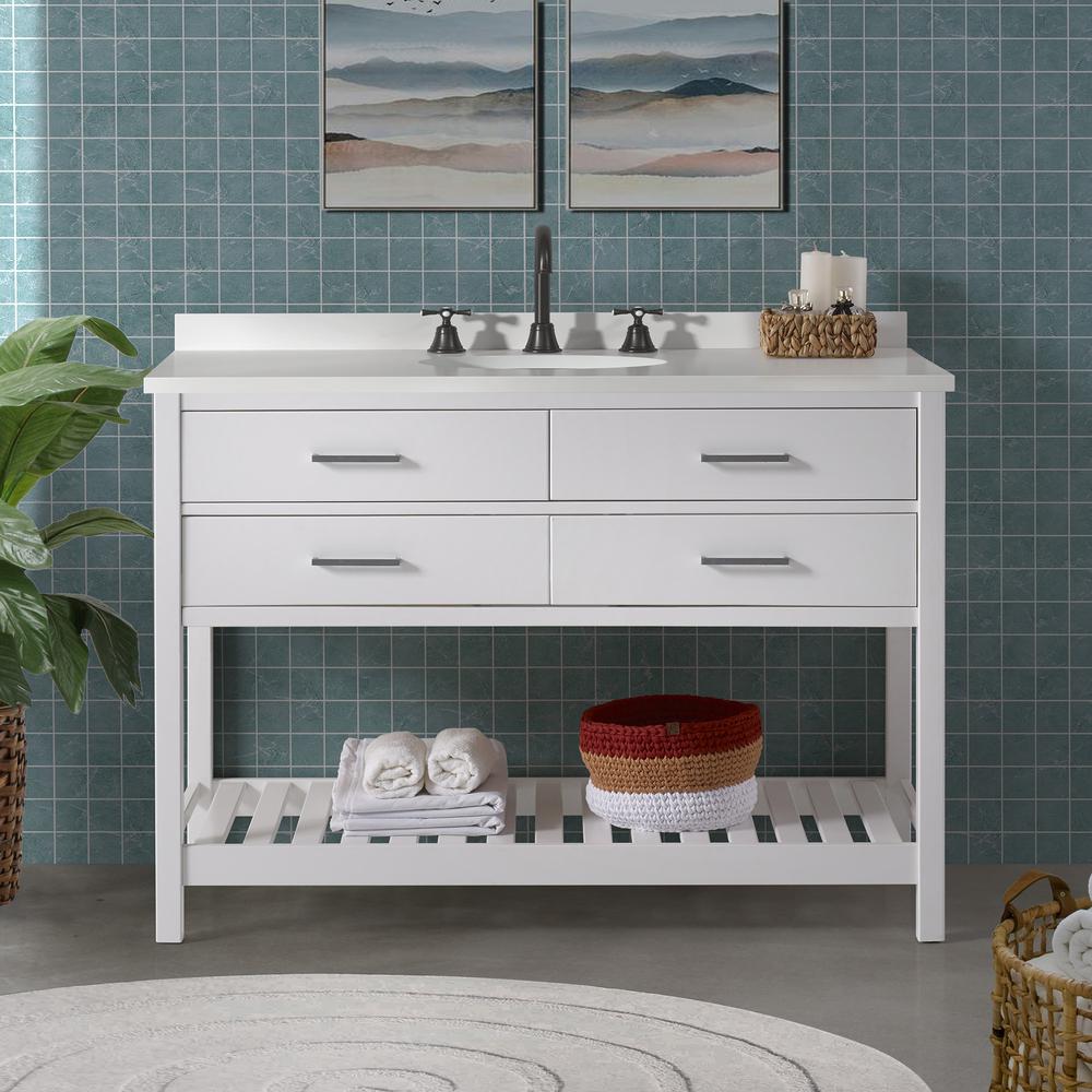 Harrison 48"W Vanity Cabinet Only. Picture 2