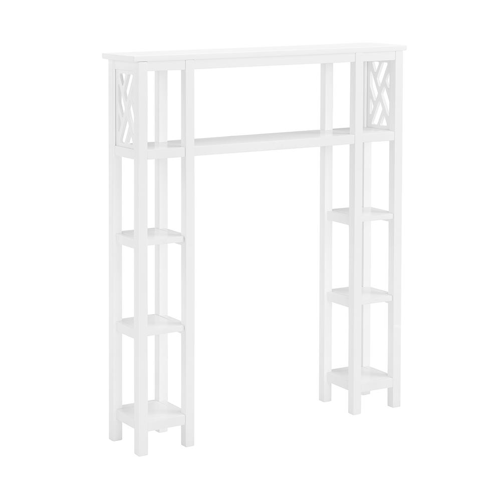 Coventry 39"W x 48"H Bathroom Over Toilet Open Shelving Unit with Left and Right Side Shelves. Picture 5