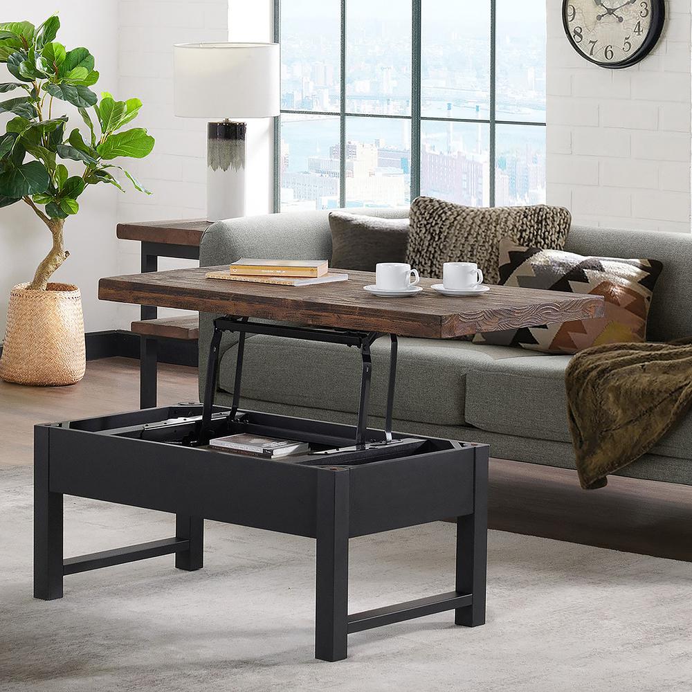 Pomona 42"L Coffee Table with Lift Top and Storage. Picture 1