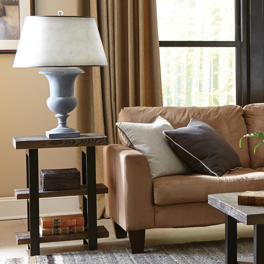 Pomona 4-Piece Living Room Set with 42"W Lift Top Coffee Table,  Sofa/TV Console Table, and Two End Tables with Shelves. Picture 12
