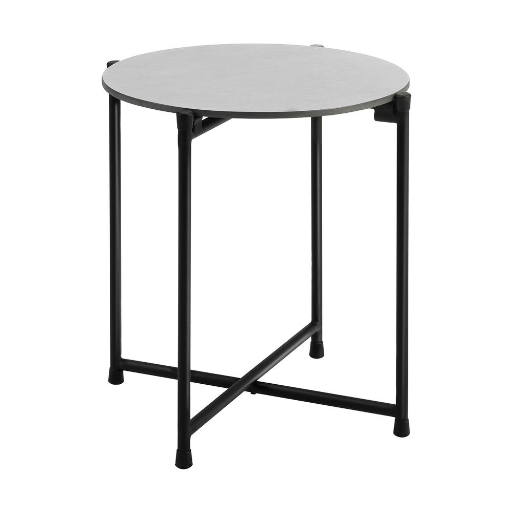 Andover All-Weather Outdoor Conversation Set with Two Rope Chairs and 18" H Cocktail Table. Picture 8