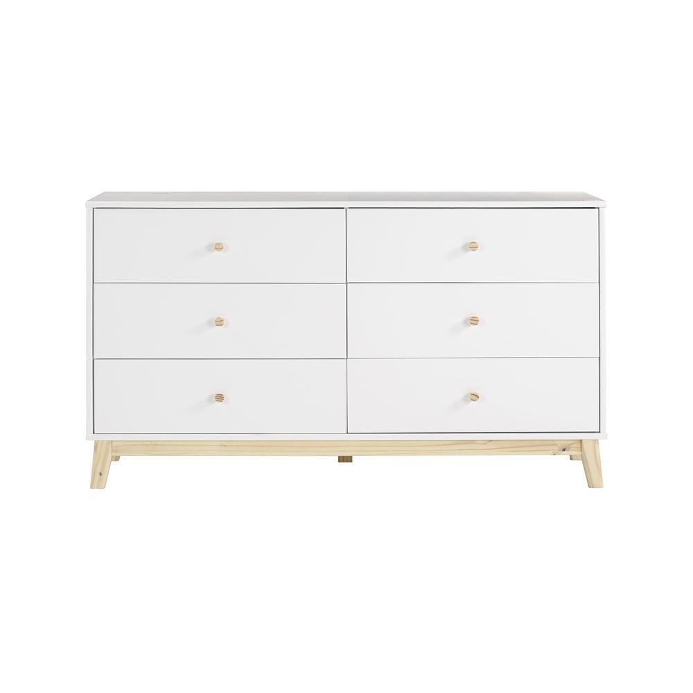 MOD 60"W 6-Drawer Double Dresser. Picture 1