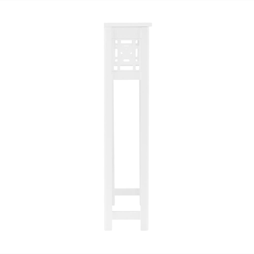 Derby 4-Piece Bathroom Set with Over Toilet Shelf, Wall Mounted Cabinet,  Hamper, and Floor Cabinet. Picture 5