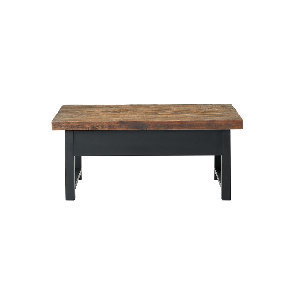 Pomona 3-Piece Living Room Set with 42"W Lift Top Coffee Table and Two End Tables with Shelves. Picture 3