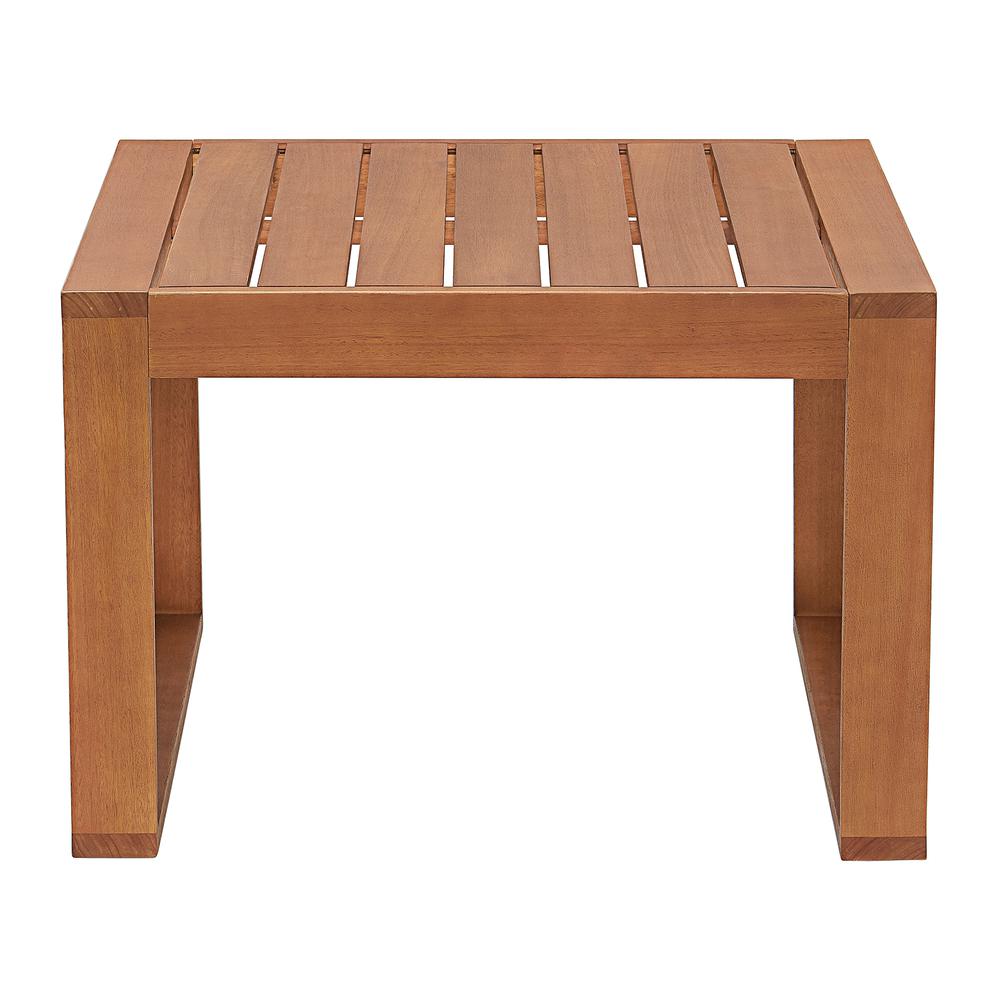 Weston Eucalyptus Wood Cocktail Table. Picture 1