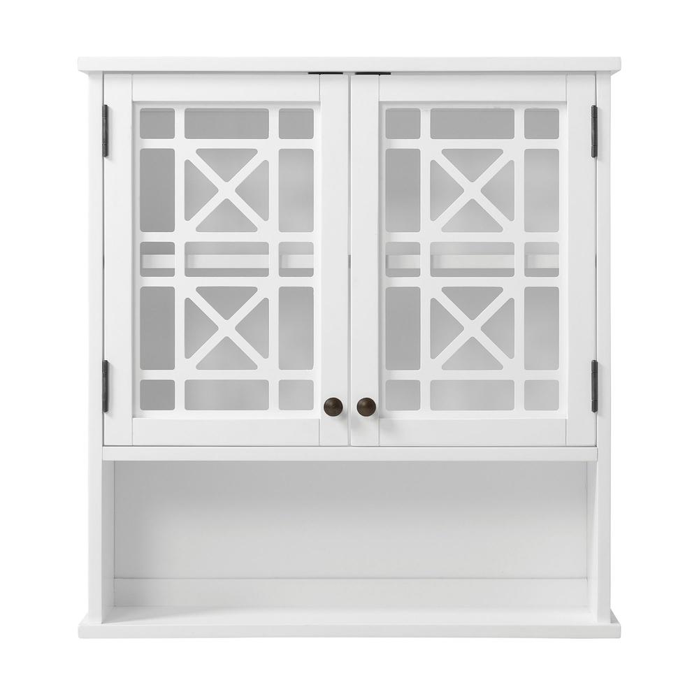 Derby 5-Piece Bathroom Storage Set with Over Toilet Shelf, Wall-Mounted  Cabinet, Hamper, Floor Cabinet, and Storage Hutch. Picture 6