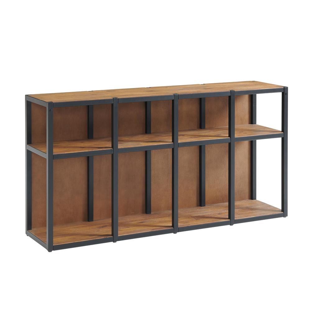 Lloyd 55"W Corner Desk with Storage Credenza. Picture 6