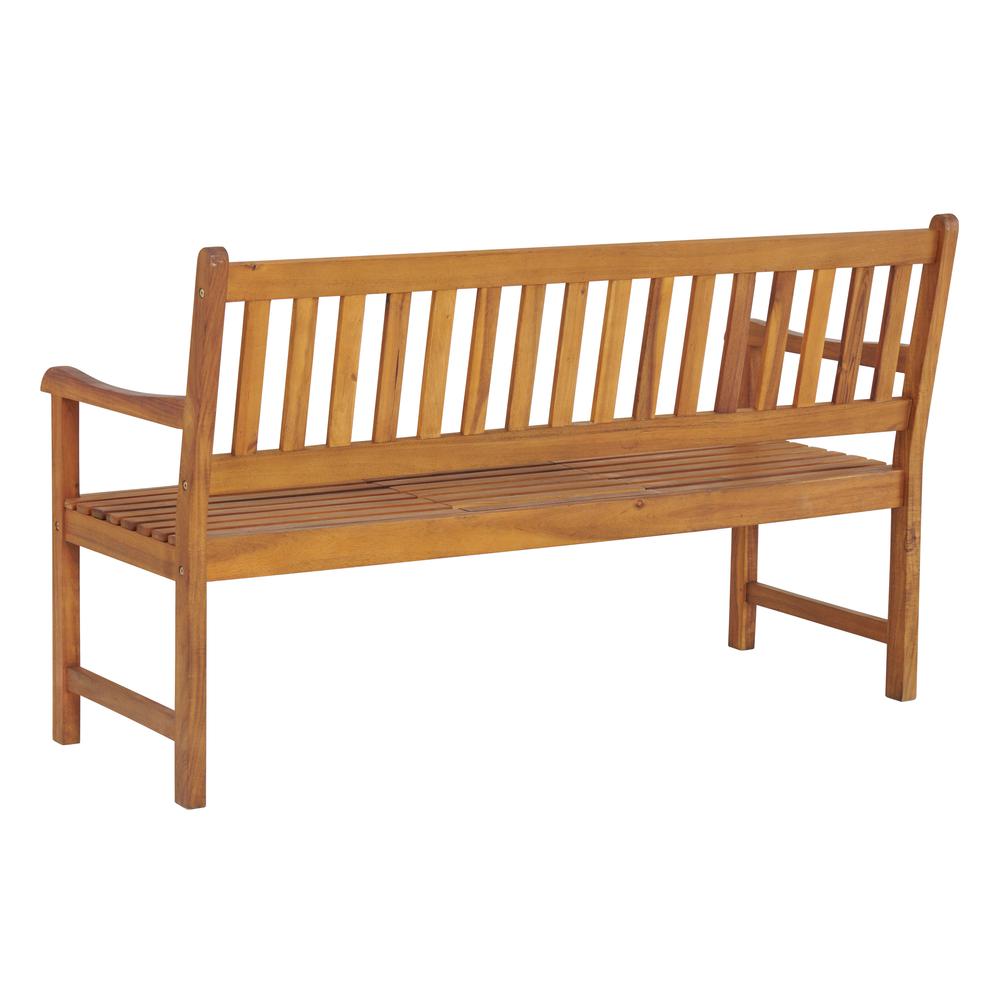 Bristol Two Seat Bench with Pop Up Table. Picture 5