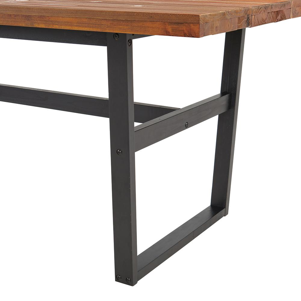 Walden 72" Dining Table with Solid Cedar Top. Picture 4