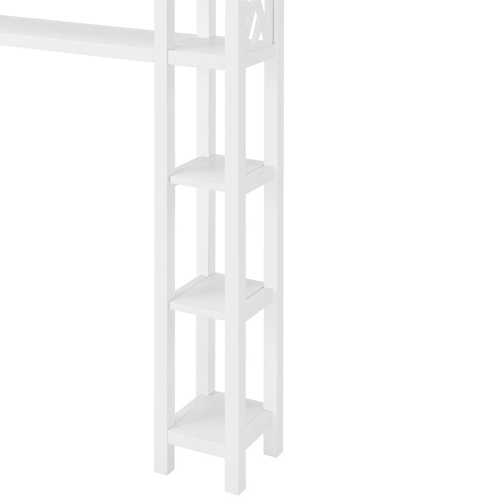 Coventry 39"W x 48"H Bathroom Over Toilet Open Shelving Unit with Left and Right Side Shelves. Picture 6