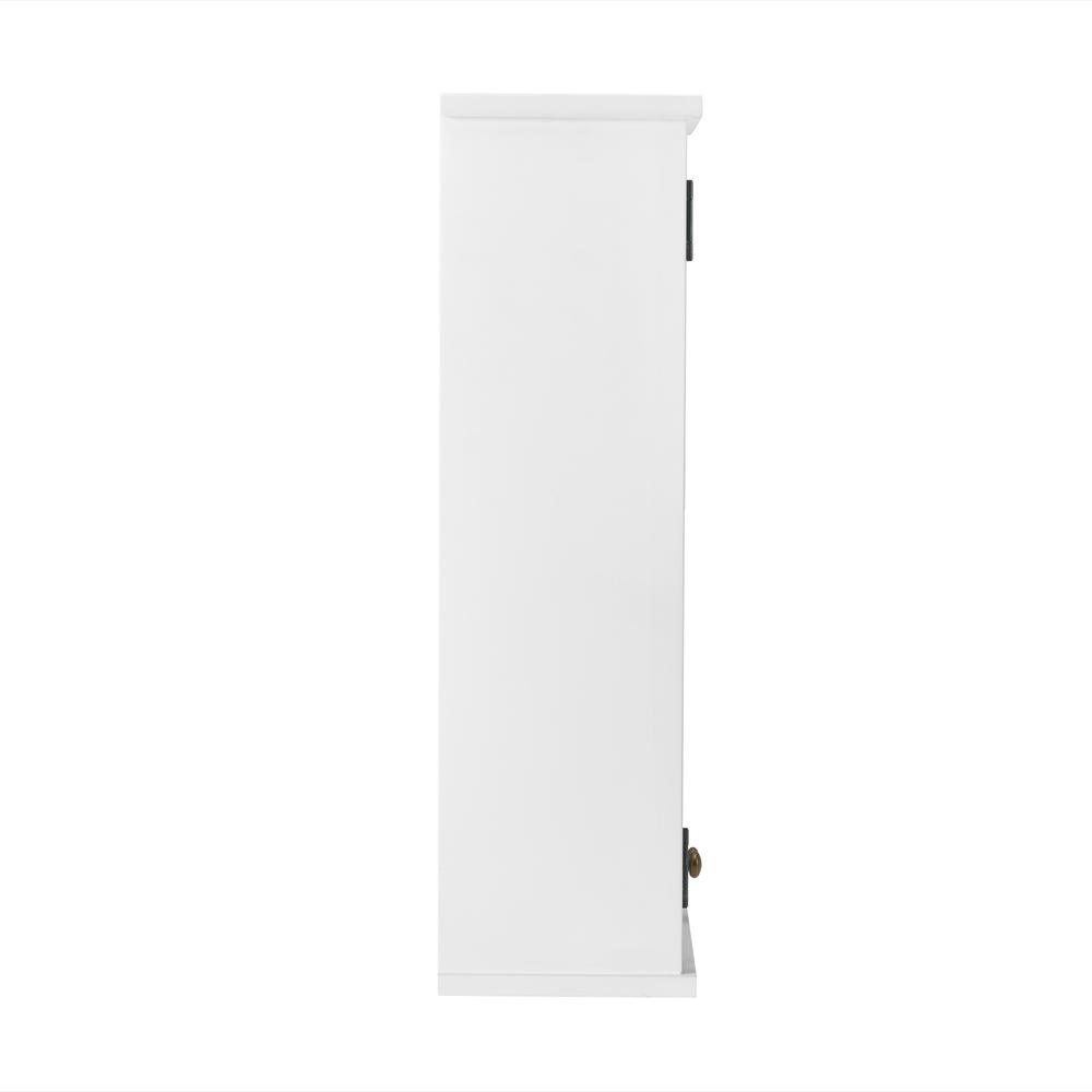 Derby 3-Piece Bathroom Set with Wall Mounted Bath Cabinet, Hamper, and Floor Cabinet. Picture 7