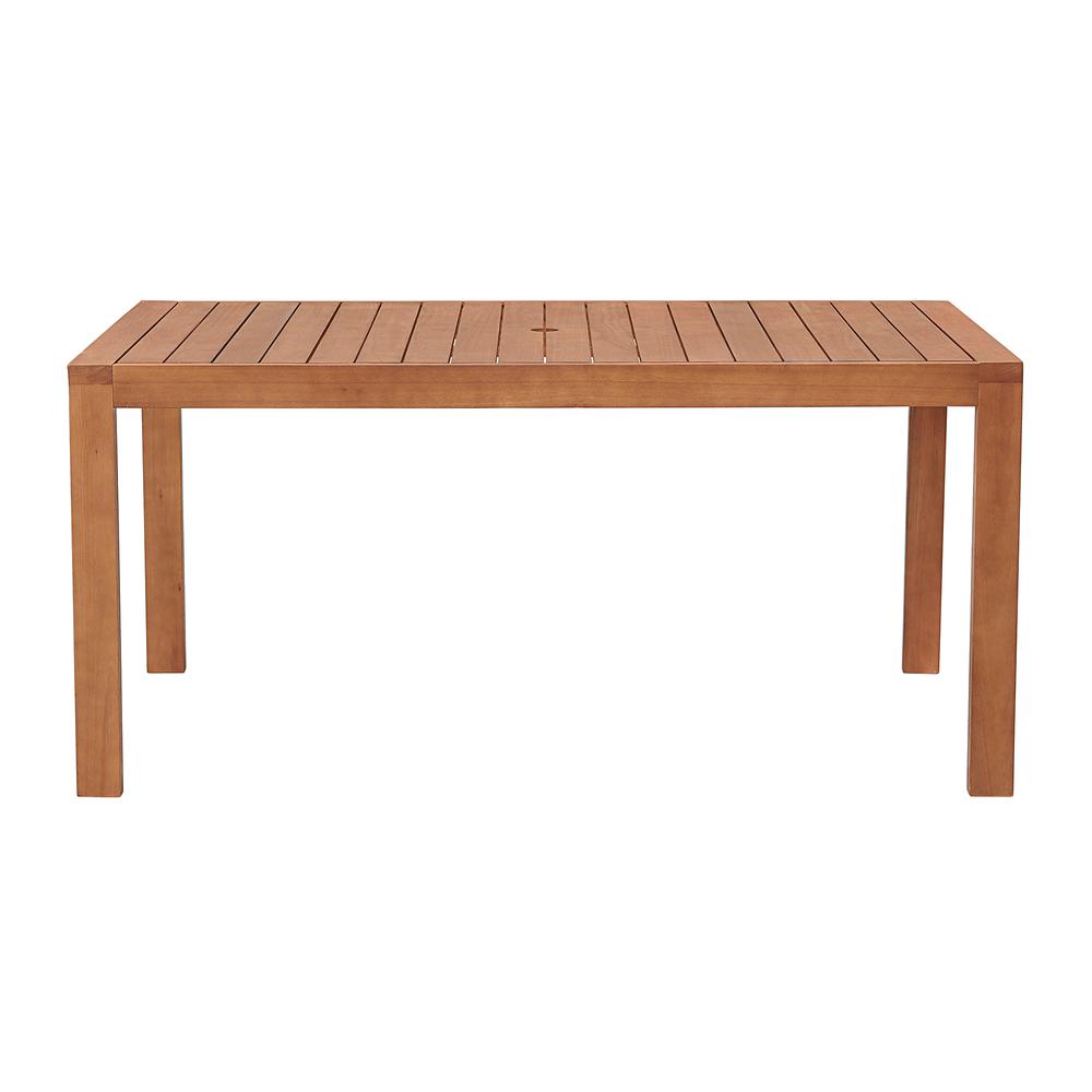 Weston Eucalyptus Wood Outdoor Dining Table. Picture 1