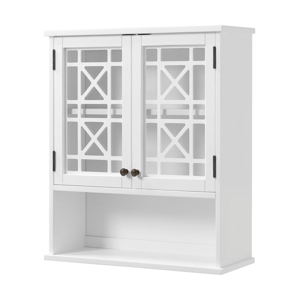 Derby 5-Piece Bathroom Storage Set with Over Toilet Shelf, Wall-Mounted  Cabinet, Hamper, Floor Cabinet, and Storage Hutch. Picture 7