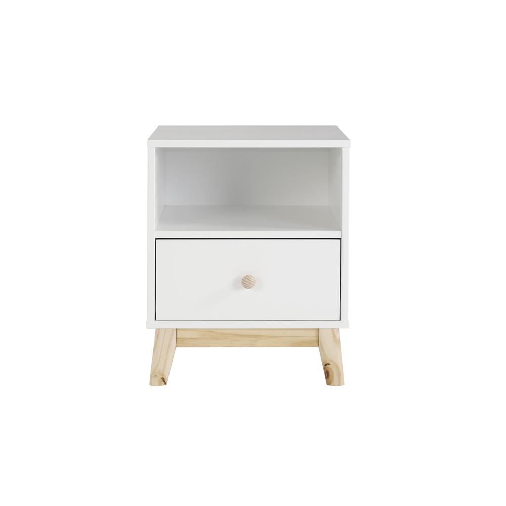 MOD 19 1/2"W One Drawer Nightstand. Picture 1