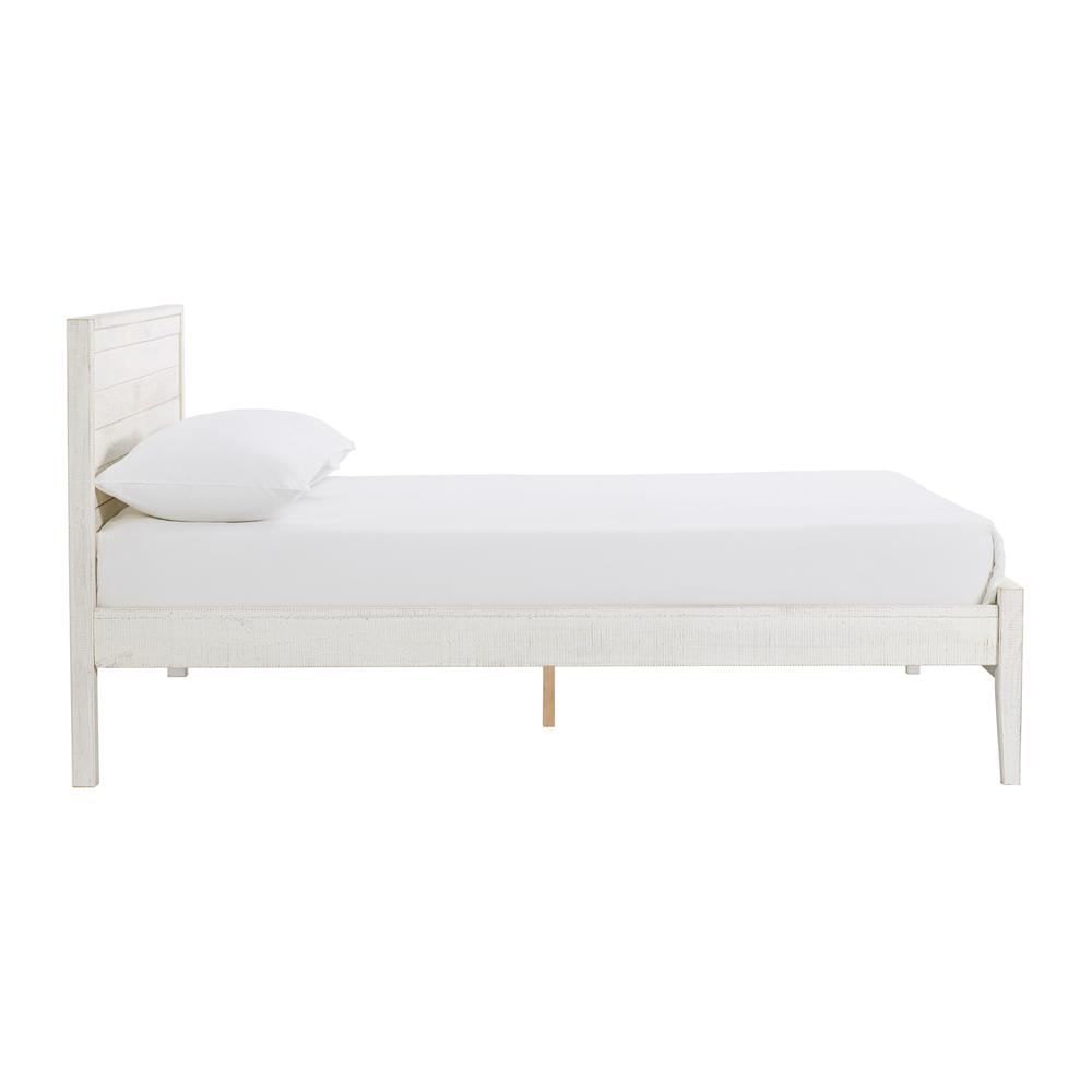 Windsor Panel Wood Full Bed, Driftwood White. Picture 7
