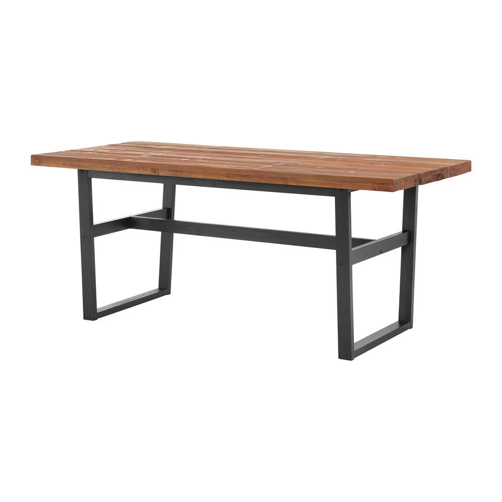 Walden 72" Dining Table with Solid Cedar Top. Picture 2
