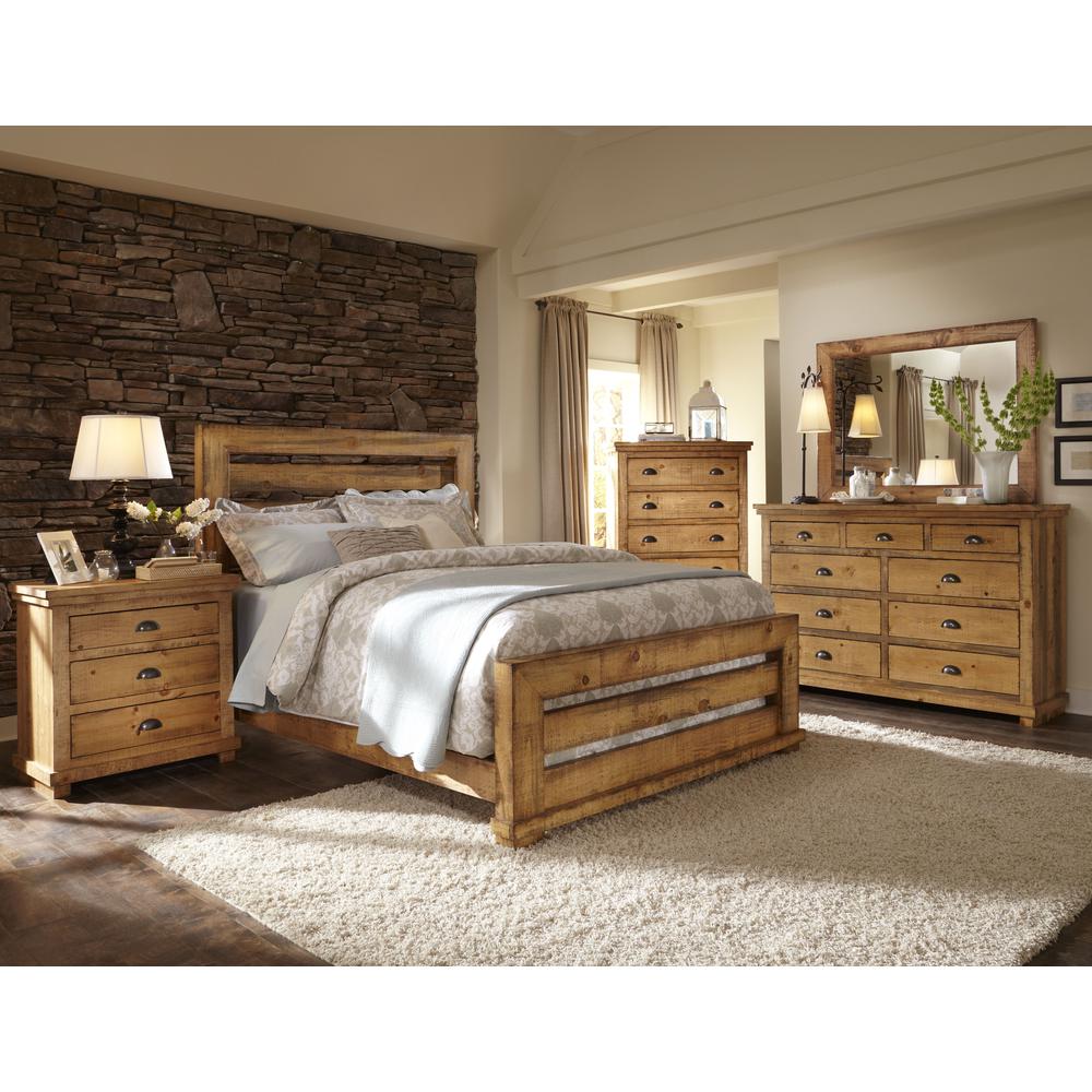 King Upholstered Headboard. Picture 3