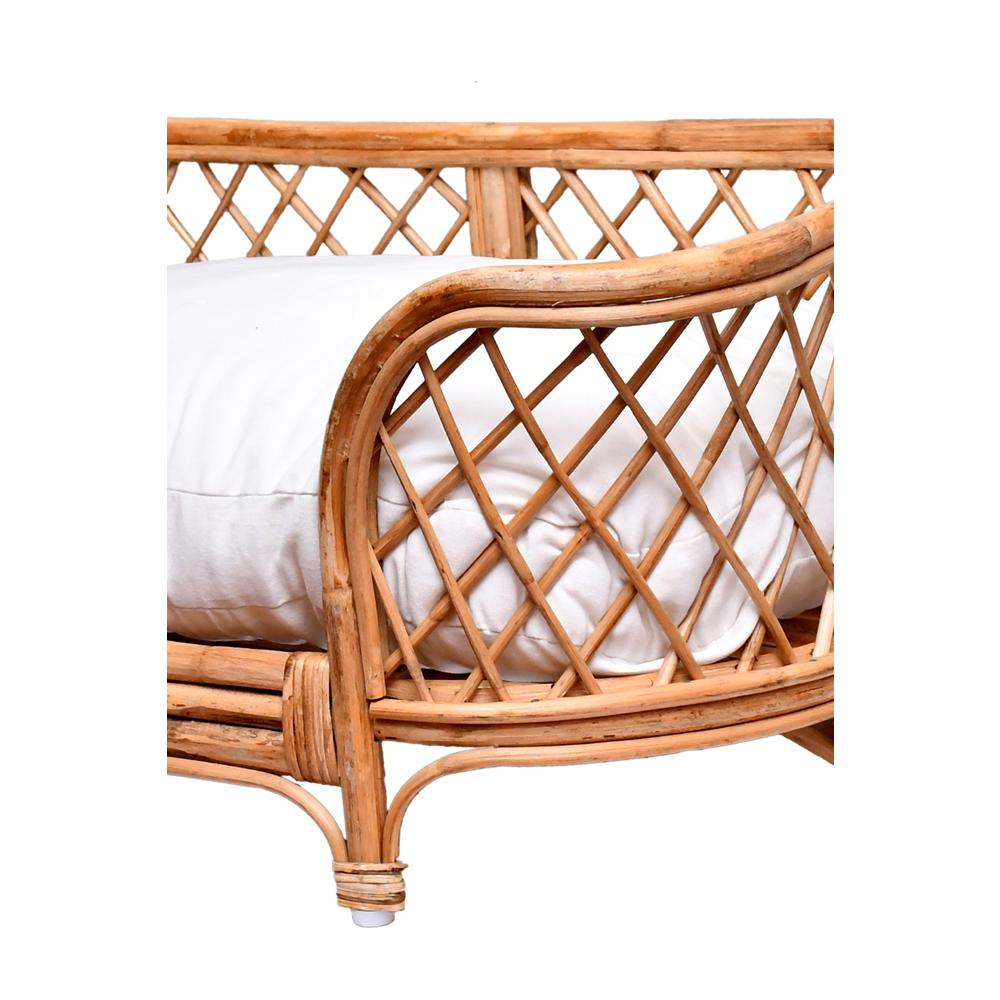 Rattan Pet Bed W/Cushion. Picture 8