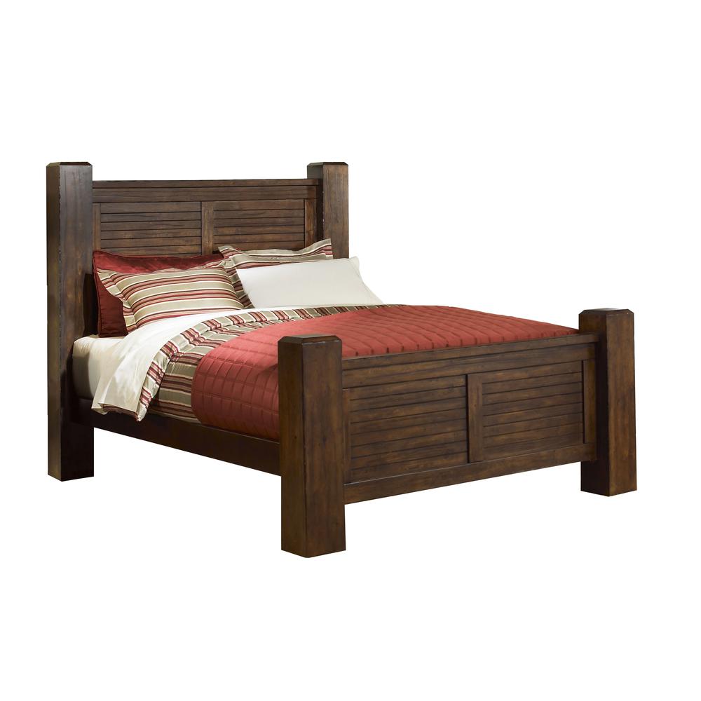 King Post  Bed. Picture 1