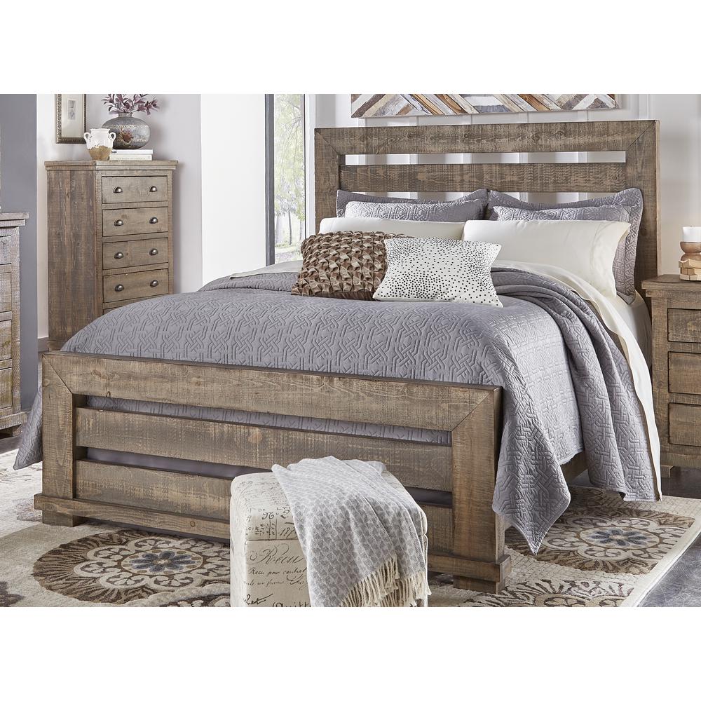 Queen Slat Bed. Picture 3
