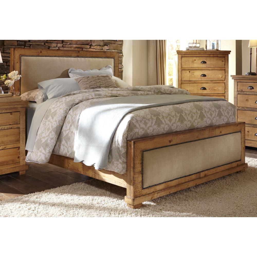 King Upholstered Headboard. Picture 2