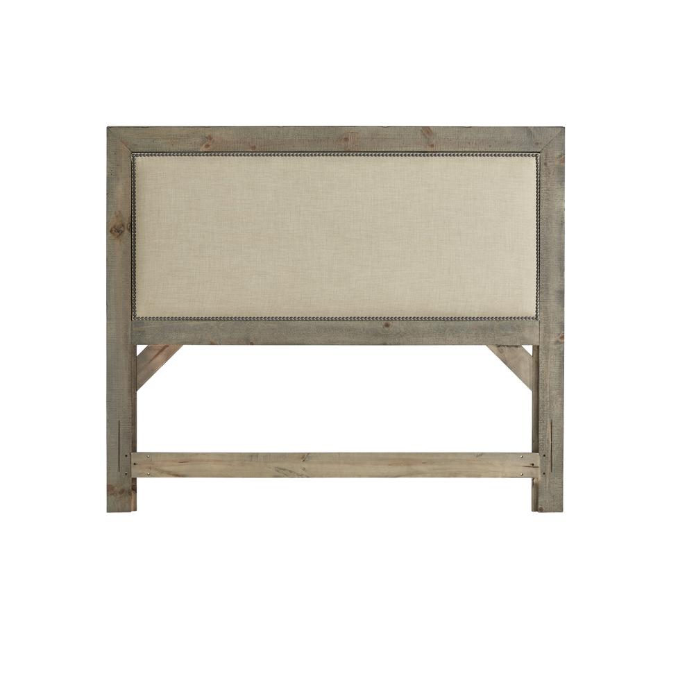 King Upholstered Headboard. Picture 1