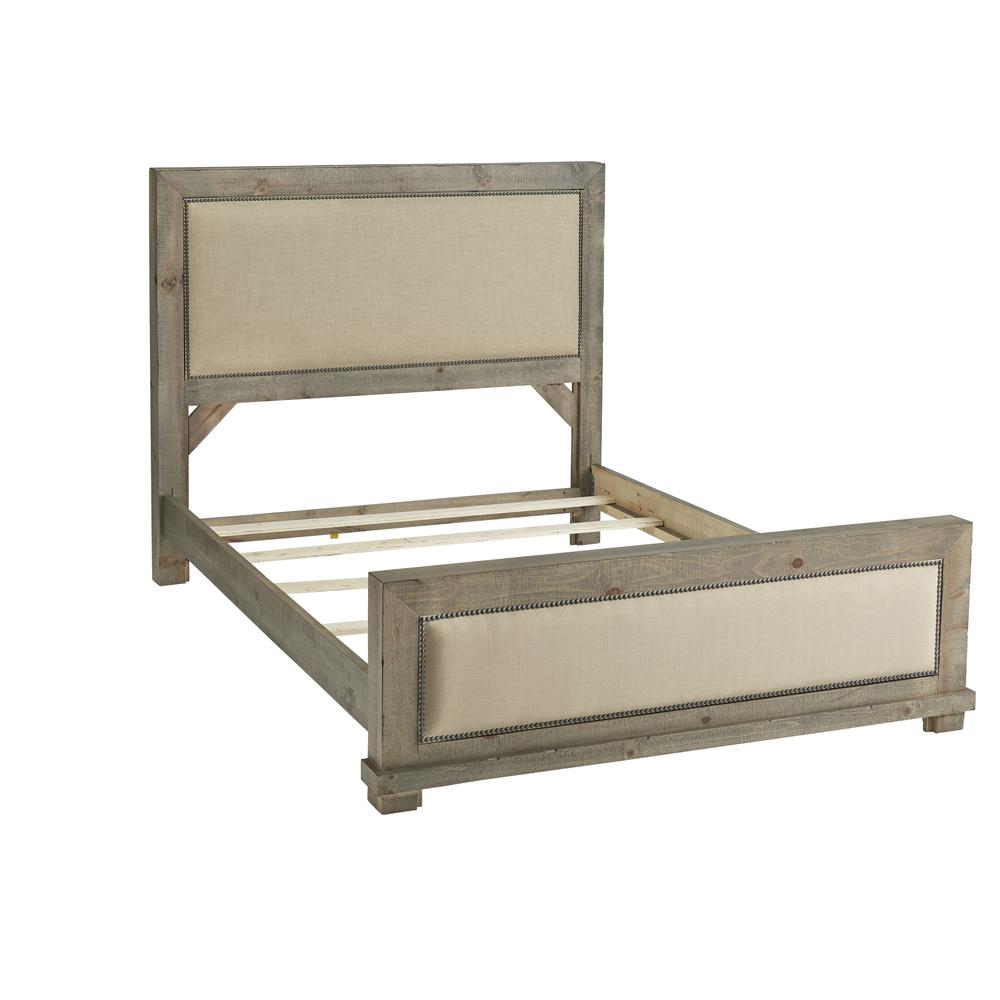 King Upholstered Bed. Picture 2
