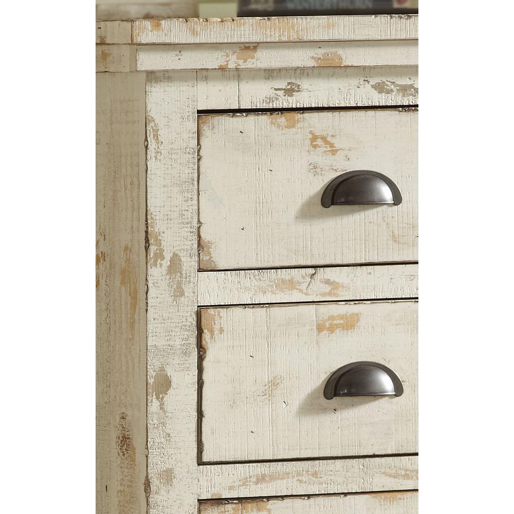 Willow Nightstand, 32" x 17" x 31", Distressed White. Picture 7