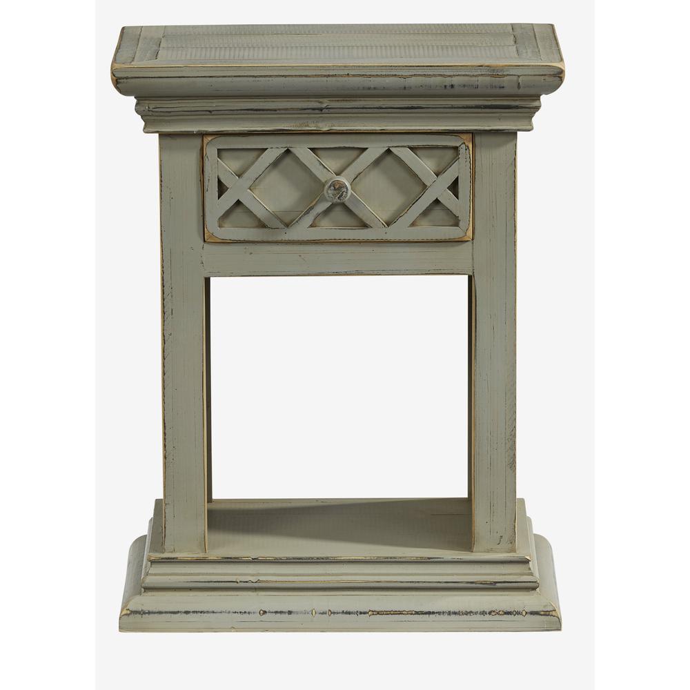 Nightstand, Gray. Picture 3