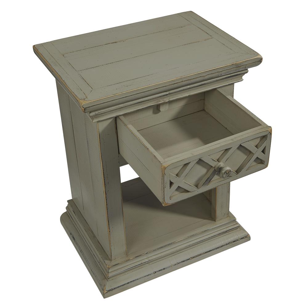 Nightstand, Gray. Picture 2