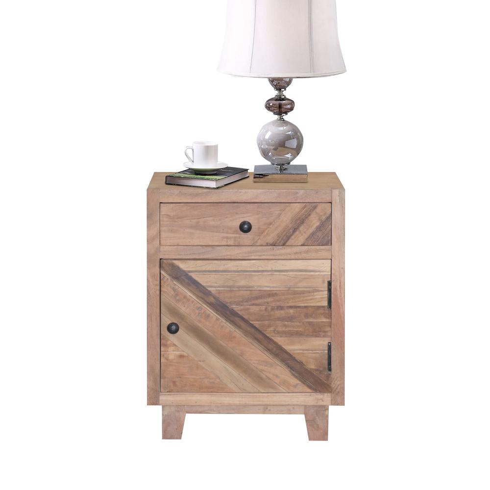 Nightstand - Tan. Picture 1