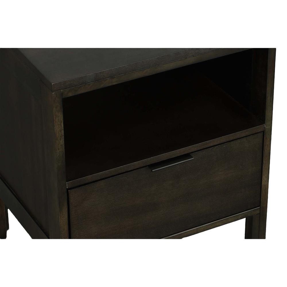 Nightstand , Dark Walnut. Picture 3
