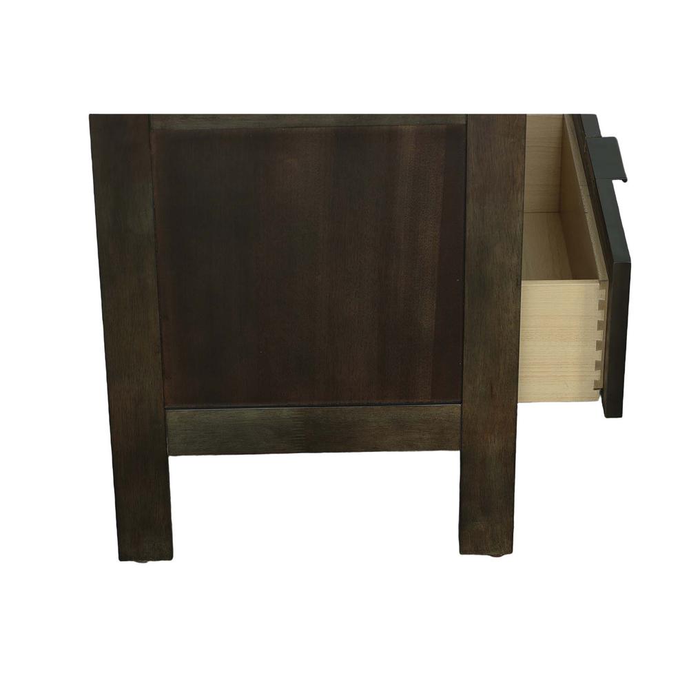 Nightstand , Dark Walnut. Picture 4
