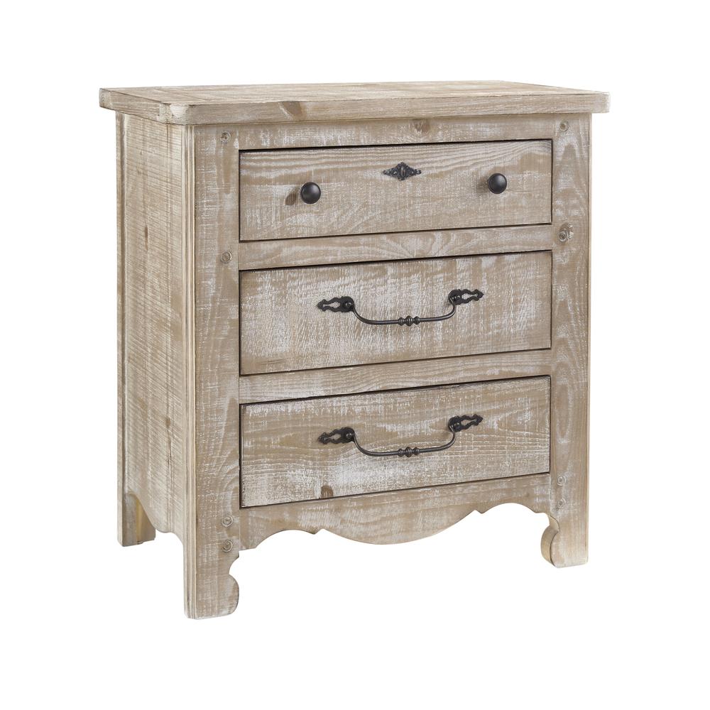 Chatsworth Nightstand, Chalk. Picture 1