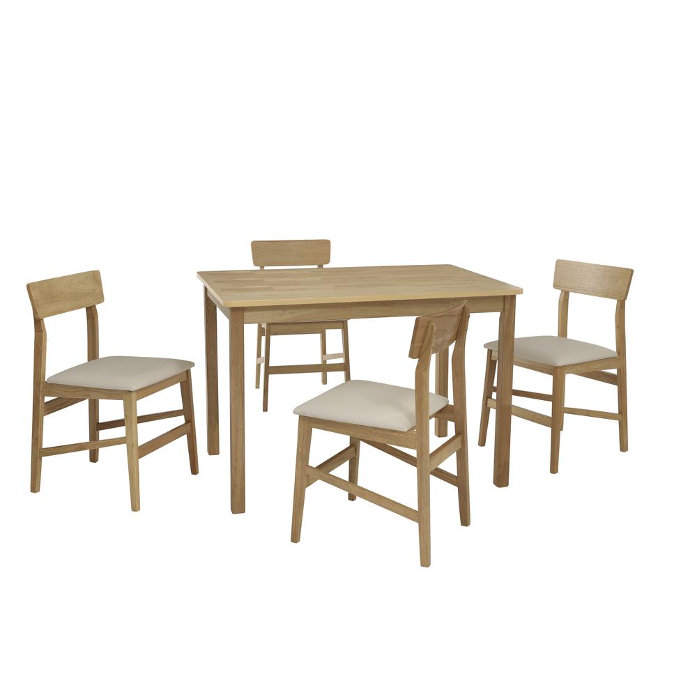 5 Piece Set, Dining Table W/ 4 Chairs. Picture 8