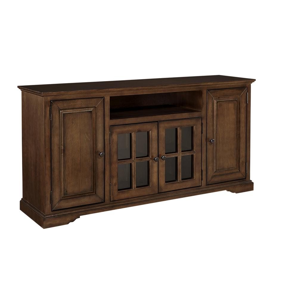 64 Inch Console - Auburn Cherry. Picture 1