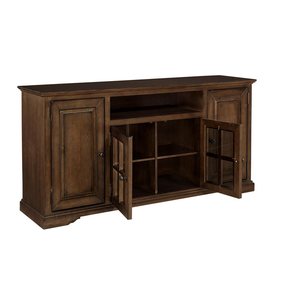 64 Inch Console - Auburn Cherry. Picture 2