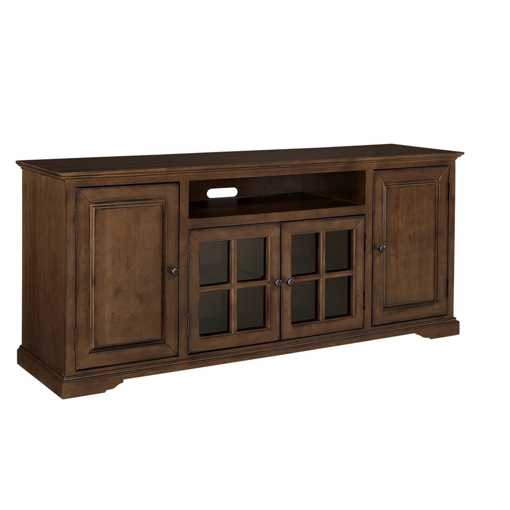 74 Inch Console - Auburn Cherry. Picture 1
