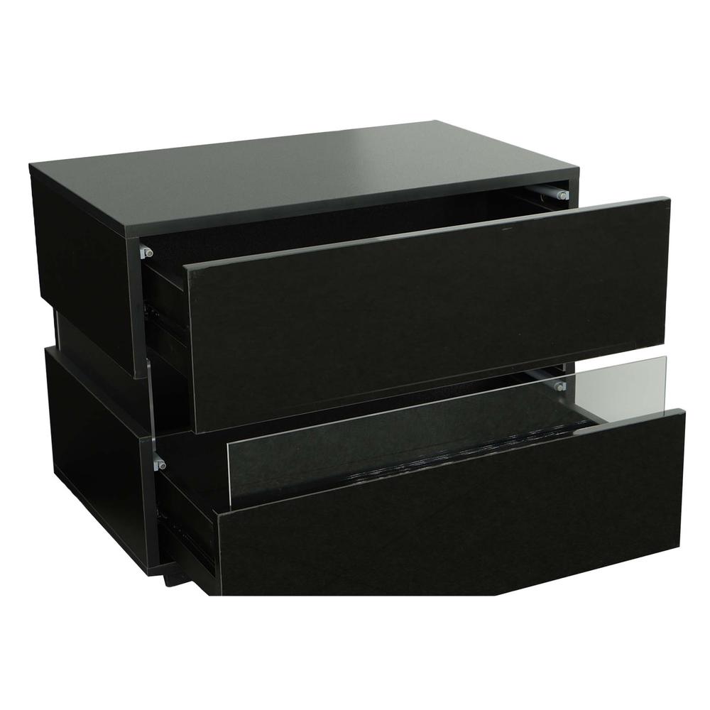 Nightstand W/Led Light. Picture 6