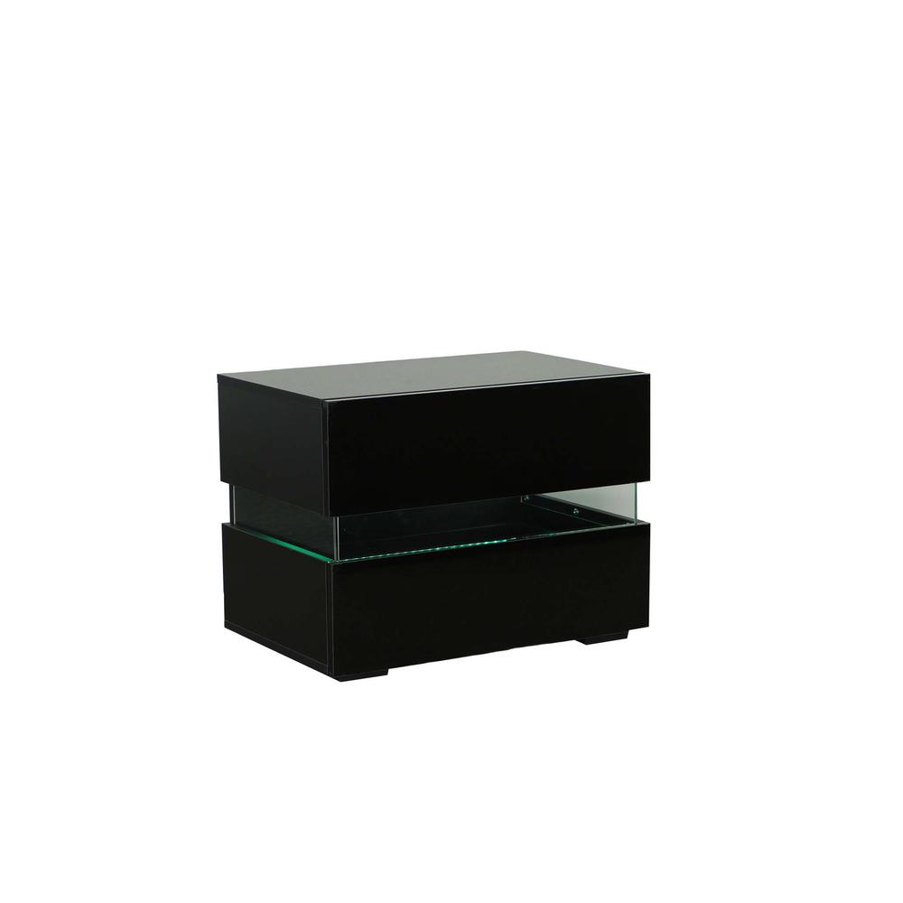 Nightstand W/Led Light. Picture 5
