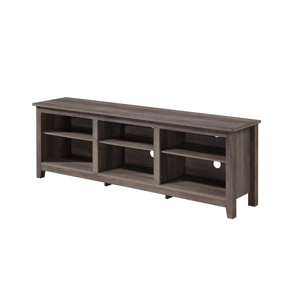 70 Inch Console , Gray. Picture 1