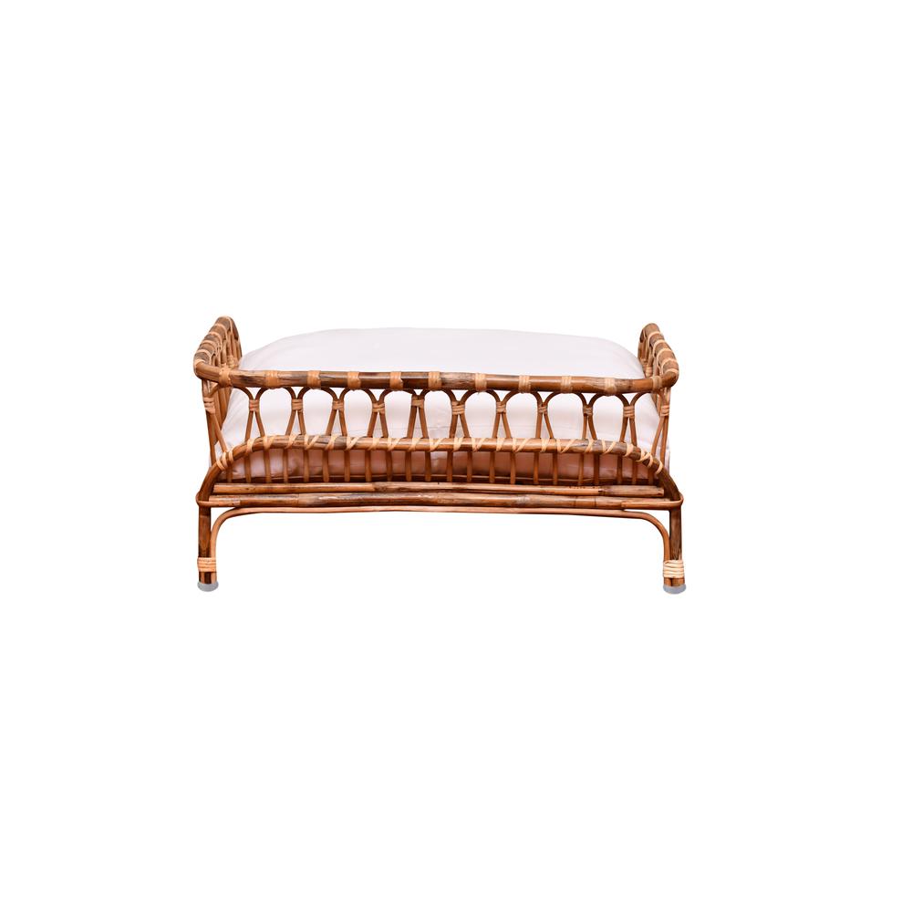 Rattan Pet Bed W/Cushion. Picture 7
